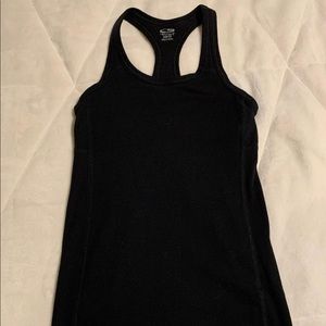 Black athletic tank